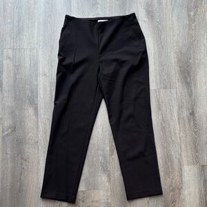 Rachel Zoe Black Cropped Straight-Leg Women's Pants